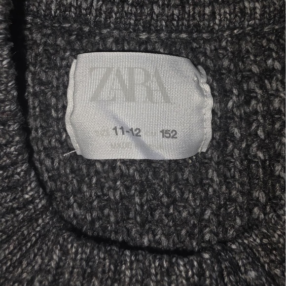 Zara Charcoal Knit Women's Sweater - Picture 2 of 7